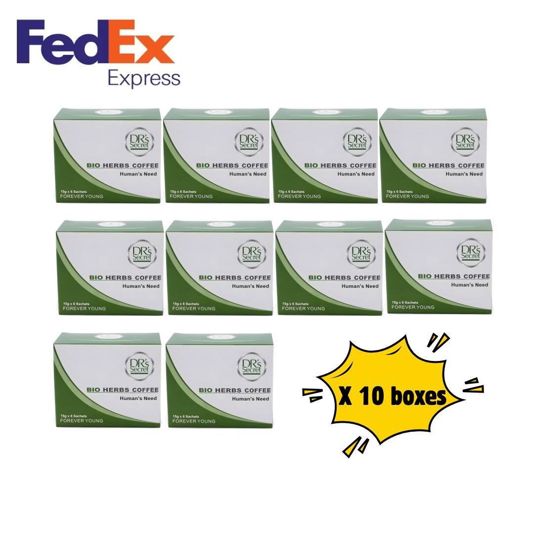 10 Boxes Drs Secret Bio Herbs Coffee